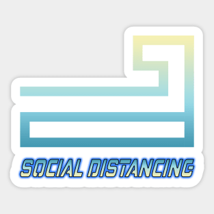 SOCIAL DISTANCING Sticker